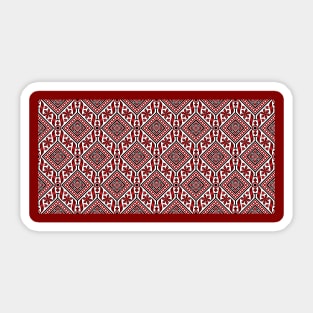 Traditional Ajrak Pattern Sticker